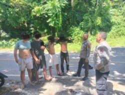 Polsek Lolayan Bubarkan Pesta Miras Saat Patroli KRYD, Wujud Nyata Komitmen Jaga Kamtibmas