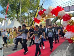 Jalan Sehat Hari Bhayangkara ke-79 Meriah, Wali Kota Weny Gaib dan Wawali Rendy Mangkat Hadir Bersama Gubernur Sulut dan Forkopimda
