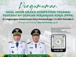 Pengumuman Hasil Akhir Seleksi PPPK Tahap II Pemkot Kotamobagu Resmi Dirilis, Cek Link dan Lampirannya di Sini