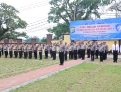 Kapolres Ingatkan “Keluarga Menunggu di Rumah”, Operasi Patuh Samrat 2025 Resmi Dimulai di Kotamobagu