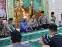 Kapolres Kotamobagu Gelar “Curhat Kamtibmas” Bersama Jamaah Masjid Al-Muharramah Sinindian