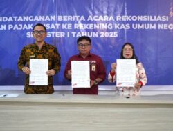 KPP Pratama Kotamobagu Gandeng KPPN Selenggarakan Penandatanganan BA Rekonsiliasi