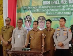 Dorong Digitalisasi dan Kendalikan Inflasi, Wali Kota Kotamobagu Buka High Level Meeting TP2DD & TPID 2025 Sekaligus Luncurkan Aplikasi Sahabat Pajak