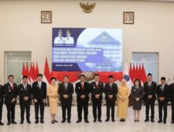 Wali Kota Kotamobagu Hadiri Pelantikan Pejabat Strategis: Tahlis Gallang Resmi Jabat Sekda Provinsi Sulut, Jemmy Kumendong Jadi Inspektur Daerah