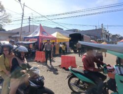 Antusiasme Warga Warnai Gerakan Pangan Murah Polres Kotamobagu dan Polsek Passi