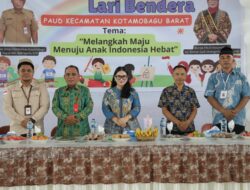 Bunda PAUD Kota Kotamobagu Buka Lomba Mewarnai dan Lari Bendera Antar-PAUD se-Kotamobagu Barat