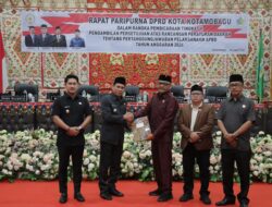 Wali Kota Kotamobagu Hadiri Rapat Paripurna DPRD, Pengambilan Persetujuan Ranperda Pertanggungjawaban Pelaksanaan APBD 2024