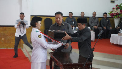 Wali Kota Kotamobagu Pimpin Upacara Pemindahan dan Persemayaman Duplikat Bendera Merah Putih