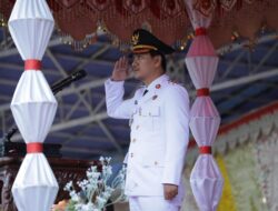 Wakil Wali Kota Kotamobagu Pimpin Upacara Penurunan Bendera Merah Putih Peringatan HUT ke-80 RI