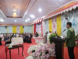 Wali Kota dan Wakil Wali Kota Kotamobagu Bersama Forkopimda Hadiri Malam Resepsi Kenegaraan HUT ke-80 RI