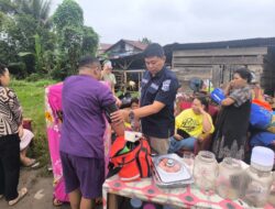 Sidokkes Polres Kotamobagu Sigap Tangani Kesehatan Warga Terdampak Kebakaran di Gogagoman