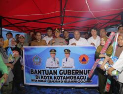 Wali Kota Kotamobagu Serahkan Bantuan Gubernur Sulut bagi Warga Terdampak Kebakaran Gogagoman