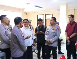 Polres Kotamobagu Terima Kunjungan Tim Penilai Pelayanan Publik Stamarena Polri