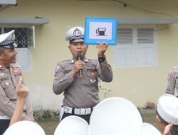 Polisi Sahabat Anak, Satlantas Polres Kotamobagu Tanamkan Tertib Berlalu Lintas Sejak Usia Dini