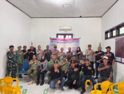 Tingkatkan Kemampuan Satkamling, Sat Binmas Polres Kotamobagu Latih 20 Personel Linmas Kotamobagu Barat