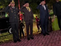 Wali Kota dan Wakil Wali Kota Kotamobagu Hadiri Apel Kehormatan dan Renungan Suci di TMP Mongkonai Barat