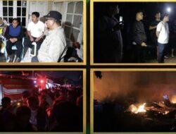 Wali Kota dan Wakil Wali Kota Kotamobagu Tinjau Lokasi Kebakaran di Gogagoman