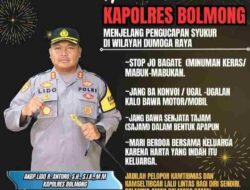Kapolres Bolmong : Himbau Saat Pengucapan Syukur Agar Kamtibmas  Di Jaga Bersama-sama
