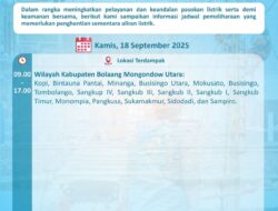 PLN UP3 Kotamobagu Umumkan Jadwal Pemeliharaan Listrik Demi Keandalan Pasokan