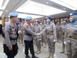 Kapolri Lepas Satgas FPU 7 MINUSCA dalam Misi Perdamaian PBB di Afrika Tengah