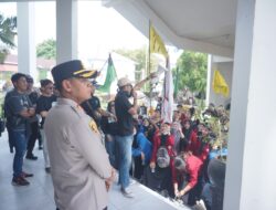 Aksi Damai Mahasiswa di Kotamobagu Berlangsung Tertib, Kapolres: Santun dan Elegan Jadi Contoh
