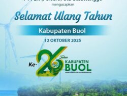 PLN UID Suluttenggo Ucapkan Selamat HUT ke-XXVI Kabupaten Buol: “Agaris Agropstanmarekan, Menuju Buol Maju dan Berdaya”