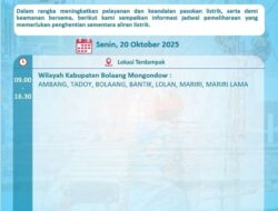 Info Peningkatan Keandalan Kelistrikan, PLN UP3 Kotamobagu Lakukan Pemeliharaan Jaringan di Wilayah Bolaang Mongondow