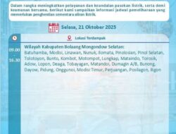PLN UP3 Kotamobagu Lakukan Pemeliharaan Jaringan Listrik untuk Tingkatkan Keandalan Pasokan di Wilayah Bolmong Selatan