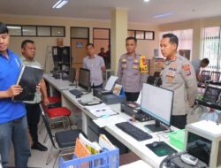 Kapolres Kotamobagu Cek Layanan Call Center 110, SPKT, dan SKCK: Pastikan Pelayanan Publik Prima