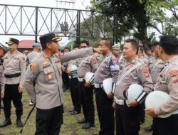 Kapolres Kotamobagu Tinjau Langsung Gaktibplin: Tegakkan Disiplin dan Profesionalisme Anggota Polri