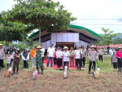Kapolres dan Wali Kota Kotamobagu Kompak Pimpin Penanaman Jagung Serentak Dukung Swasembada Pangan Nasional