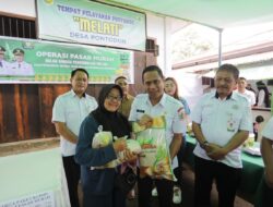 Wali Kota Kotamobagu Pantau Operasi Pasar Murah di Pontodon, Jaga Stabilitas Harga dan Bantu Masyarakat