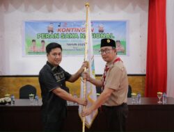 Wakil Wali Kota Rendy Mangkat Lepas Kontingen Pramuka Kotamobagu ke Perkemahan Nasional di Gorontalo