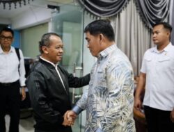 Menteri ESDM Bahlil Lahadalia Kunjungi Sulawesi Utara, Disambut Langsung Oleh Gubernur Sulut Yulius Selvanus, SE
