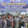 Kapolres Kotamobagu Pimpin Apel “Zebra Samrat 2025”, Tegaskan Penindakan Knalpot Brong dan Penguatan Kamseltibcar