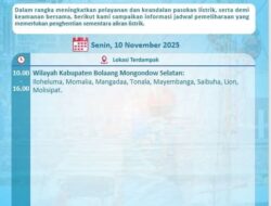 PLN UP3 Kotamobagu Lakukan Pemeliharaan Jaringan, Pastikan Keandalan Pasokan Listrik di Bolsel Tetap Terjaga