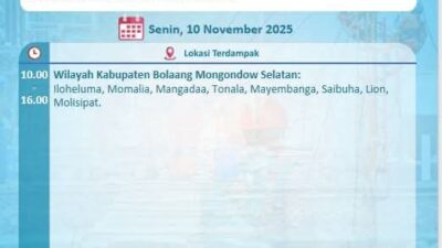 PLN UP3 Kotamobagu Lakukan Pemeliharaan Jaringan, Pastikan Keandalan Pasokan Listrik di Bolsel Tetap Terjaga