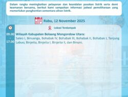 PLN UP3 Kotamobagu Lakukan Pemeliharaan Jaringan Demi Keandalan Pasokan Listrik di Wilayah Bolmut
