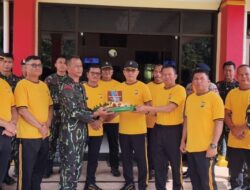 Diwakili Wakapolres, Kapolres Kotamobagu Beri Kejutan HUT Brimob ke-80 di Mako Batalyon B Inuai