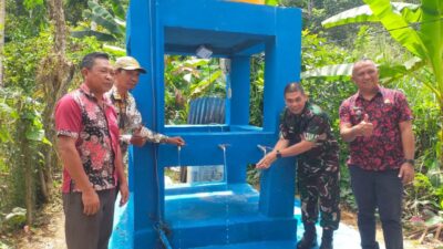 Kodim 1303/Bolmong Salurkan Bantuan Air Bersih untuk Warga Desa Bombanon