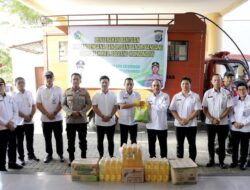Wujud Kepedulian Lintas Daerah, Wali Kota dan Wakil Wali Kota Kotamobagu Bersama Kapolres Salurkan Bantuan untuk Korban Banjir di Bolmong