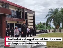 Polres Kotamobagu Gelar Upacara Hari Pahlawan ke-80: Wakapolres Jadi Inspektur Upacara