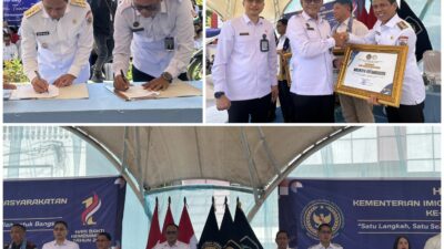 Wali Kota Kotamobagu dan Kakanwil Direktorat Pemasyarakatan Sulut Teken Nota Kesepakatan Penguatan Griya Abhipraya dan Pidana Kerja Sosial