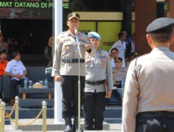 Kapolres Kotamobagu Pimpin Apel Gelar Pasukan, Tegaskan Kesiapsiagaan Hadapi Bencana