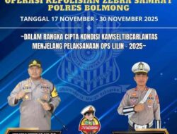 SATLANTAS Polres Bolmong Gelar Operasi Zebra 2025, Siapkan Kamseltibcarlantas Jelang Ops Lilin