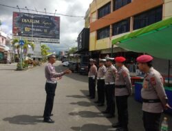 H-4 Natal 2025, PosYan dan PosPam Polres Kotamobagu Siaga Atur Lalu Lintas di Titik Rawan Keramaian