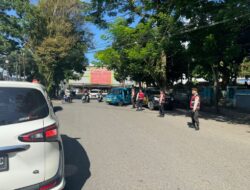 Terik Tak Surutkan Dedikasi, Tim Pantera Samapta Polres Kotamobagu Intensifkan Patroli Kamtibmas