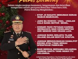 Kapolres Bolmong Menghimbau Jelang Sambut Natal&Tahun Baru Mari Jaga Bersama Kamtibmas