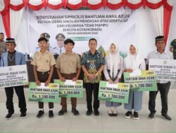 Wali Kota Kotamobagu Serahkan Bantuan Anak Asuh dan Hibah Rumah Ibadah, Dorong Pendidikan Berkualitas dan Kerukunan Umat