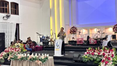 Perkuat Harmoni dan Nilai Spiritual, Wakapolres Kotamobagu Hadiri Perayaan Gembala Se-BMR